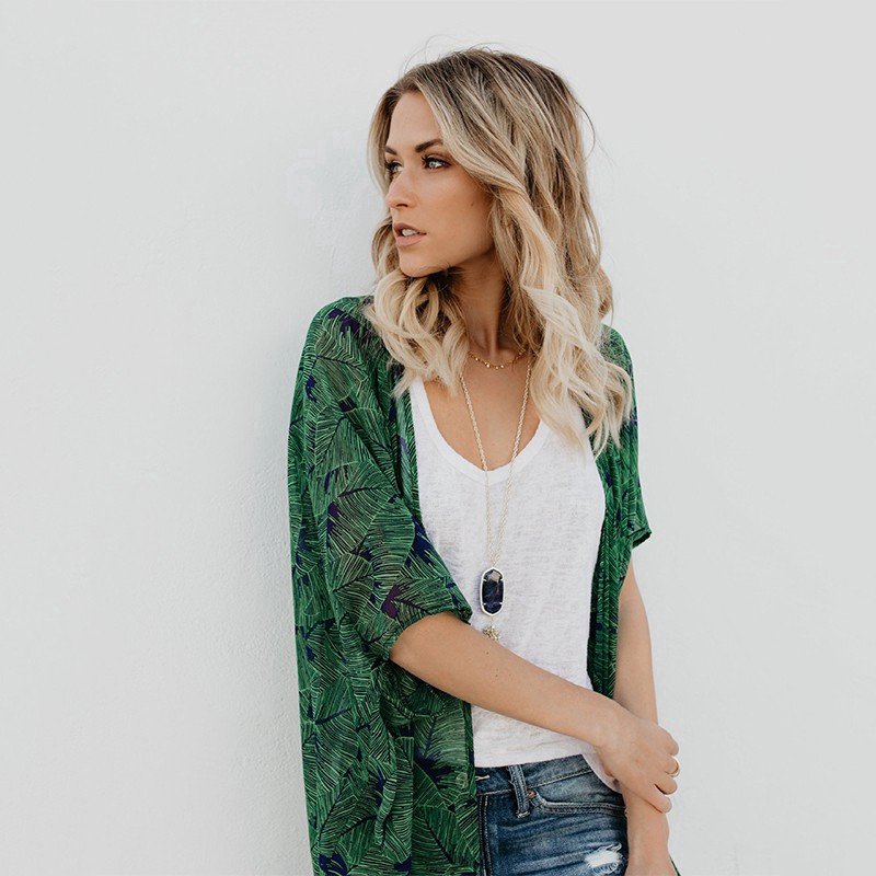 Áo khoác hoạ tiết hoa chống nắng cho nữ | BigBuy360 - bigbuy360.vn