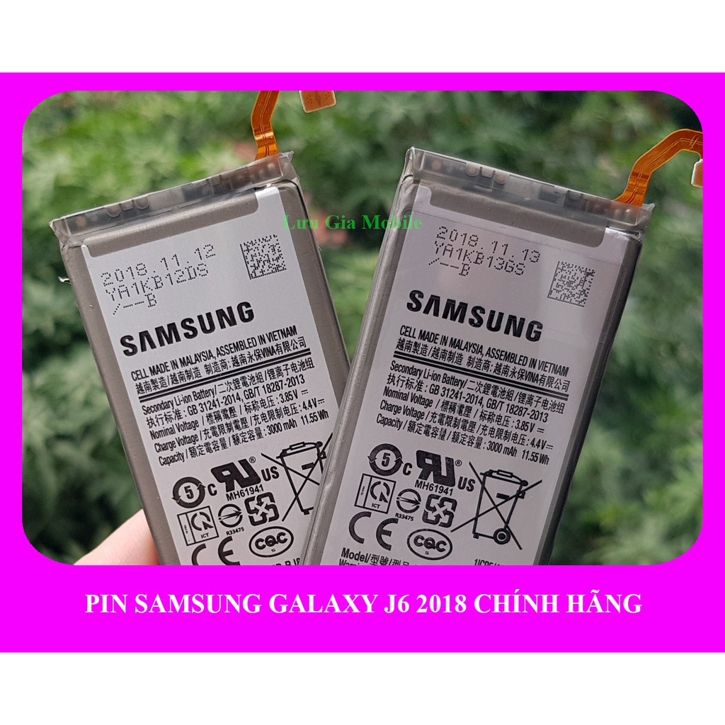 Pin Samsung Galaxy J6 J6+ chính hãng