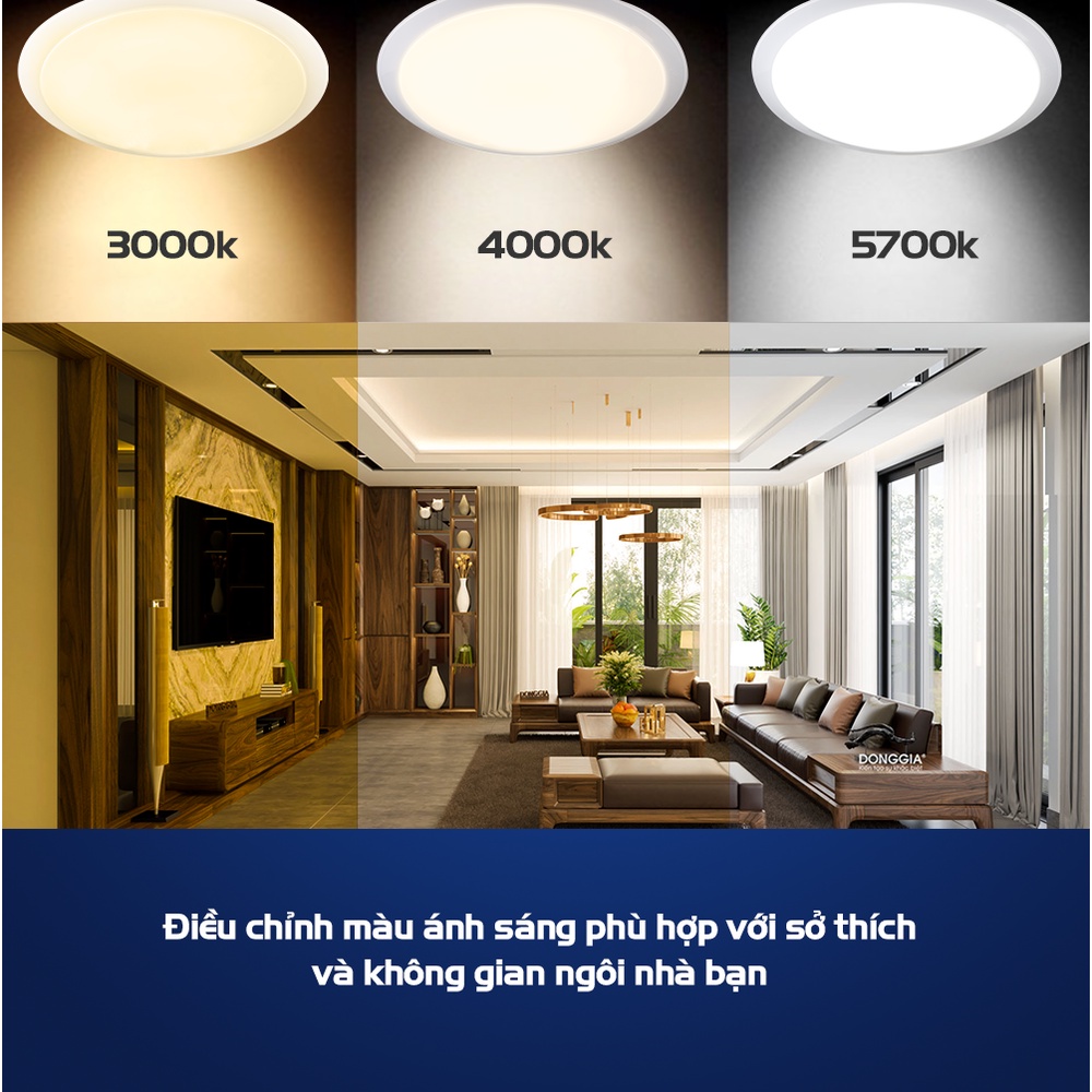 Đèn Ốp Trần LED OPPLE HC550 55W Dim Hikari