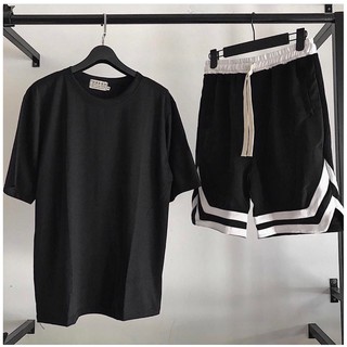 Quần Short thun 2 line V Unisex