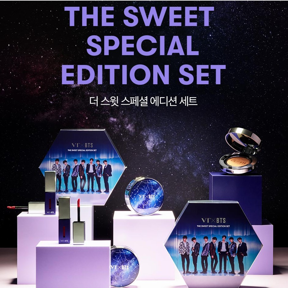 Trọn Bộ Trang Điểm VT x BTS Sweet Special Edition Set