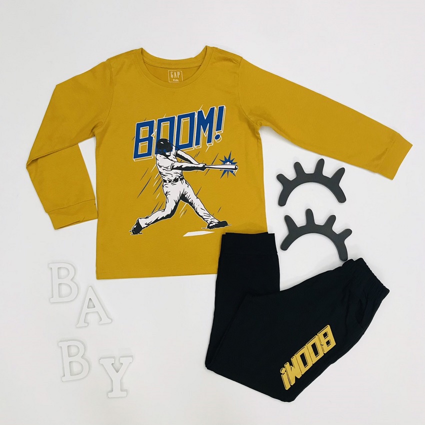 Quần áo thu đông cho bé trai, đồ bộ dài tay cho bé, chất cotton, size 9-14 - SUNKIDS1