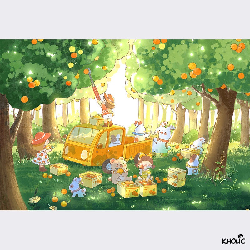 Bộ Đồ Chơi Ghép Hình 200/300/500/1000 Mảnh Hình Chú Thỏ Hoạt Hình