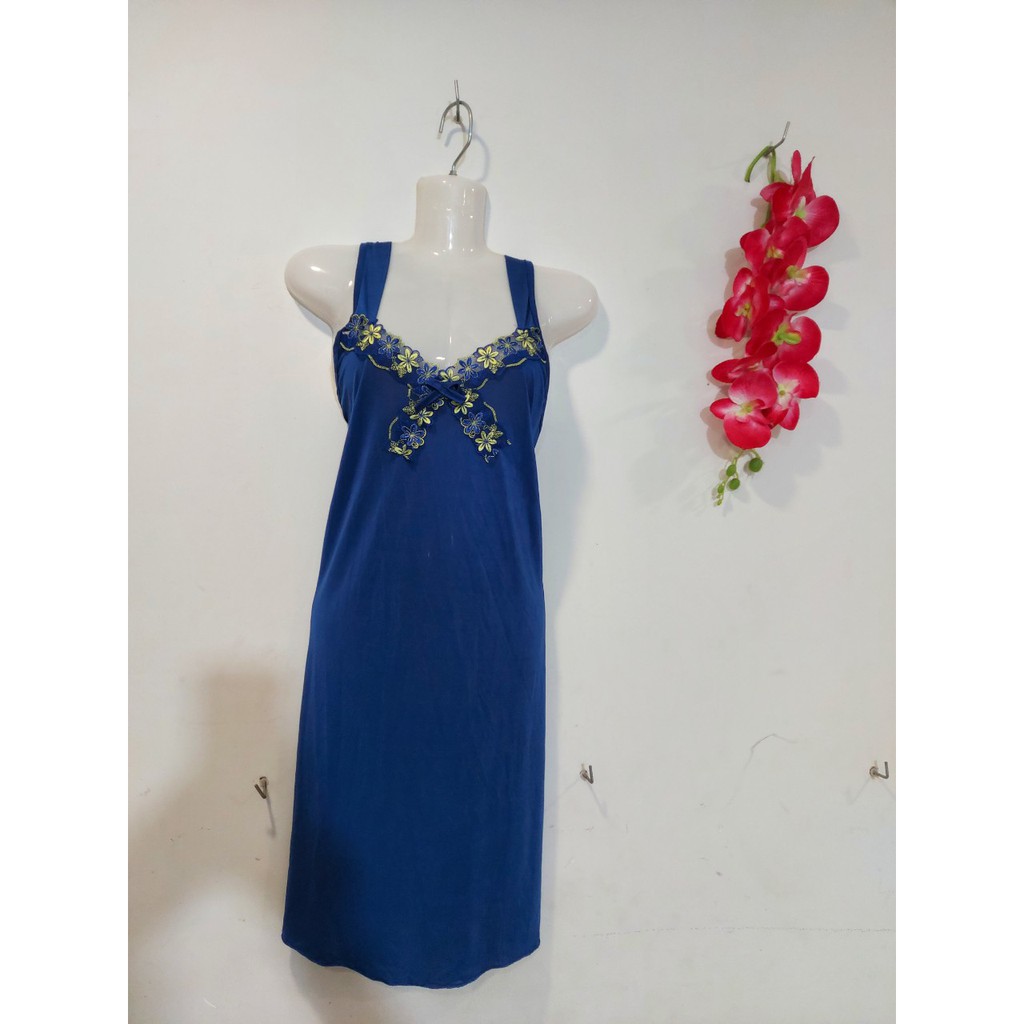 Đầm Ngủ Hai Dây Thun Lạnh Sexy Tôn Dáng &lt; 65kg