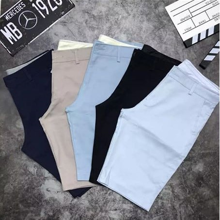 Quần Sọt Kaki Nam Chất Vải Co Giãn Thiết Kế Phong Cách Hàn Quốc #8