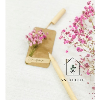 Thiệp Hoa Khô Handmade - Thiệp Chúc Mừng Phong Cách Vintage