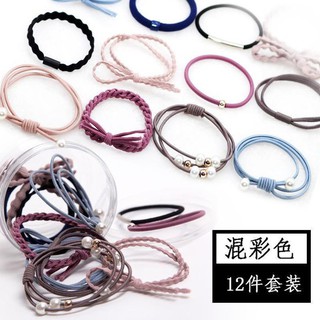 Hộp 12 Chun Buộc Tóc Sang Trọng