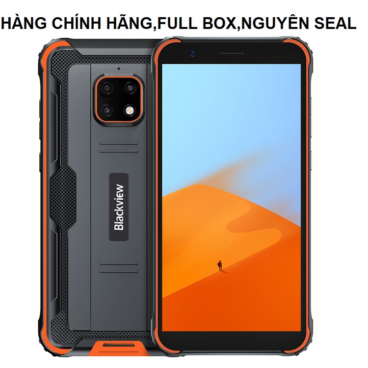 Điện thoại Blackview BV4900 Pro(chống nước,chống va đập,Ram 4Gb,Rom 64 Gb, Android 10, lõi 8 , pin 5