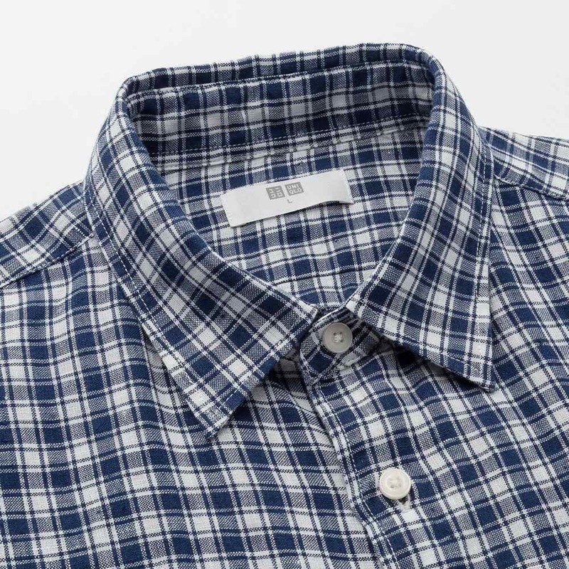 Áo sơ mi nam dài tay kẻ caro thời trang của UNIQLO | BigBuy360 - bigbuy360.vn