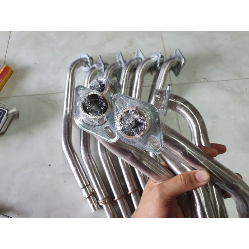 Cổ pô Inox 304 25li Axelo - Xbike lắp như zin mới