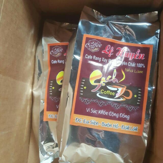 Cafe đăklăk 1kg, cà phê rang xay nguyên chất Đaklak , cafe mộc