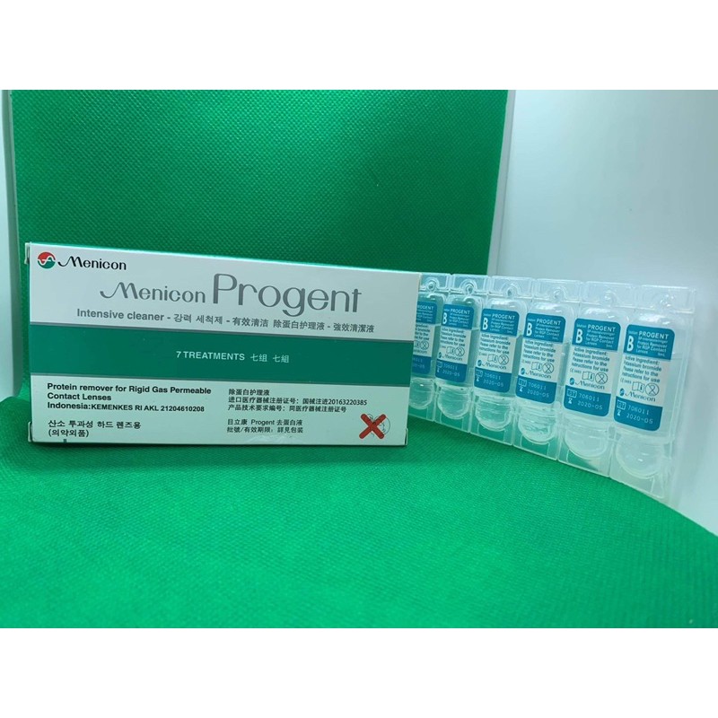 Menocon Progent - Tẩy rửa kính áp tròng cứng đeo ban đêm