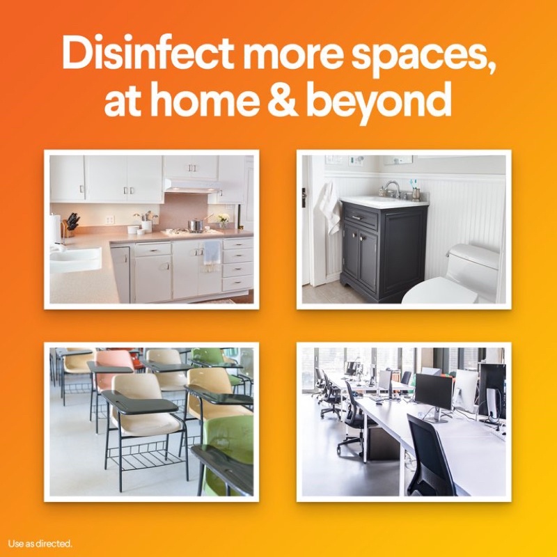 Giấy ướt diệt khuẩn 99% Clorox Disinfecting Wipes, Crisp Lemon and Fresh Scent