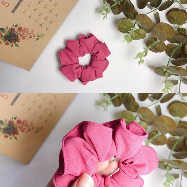 Cột tóc vải scrunchies
