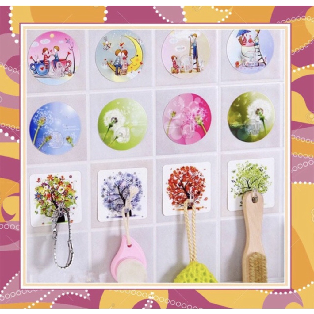 Móc dán tường 3D siêu chắc