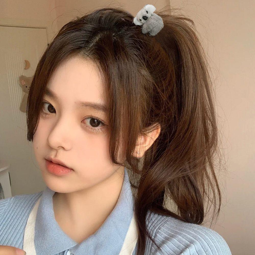 SUMU Kẹp Tóc Càng Cua Phối Lông Đáng Yêu Cho Nữ