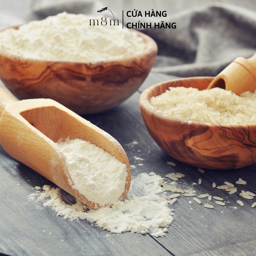 Bột Cám Gạo Đắp Mặt, Tắm Trắng, Nguyên Chất Hữu Cơ, Handmade, Trắng Da Dưỡng Ẩm, Mờ Thâm Sạm, Tẩy Tế Bào Chết