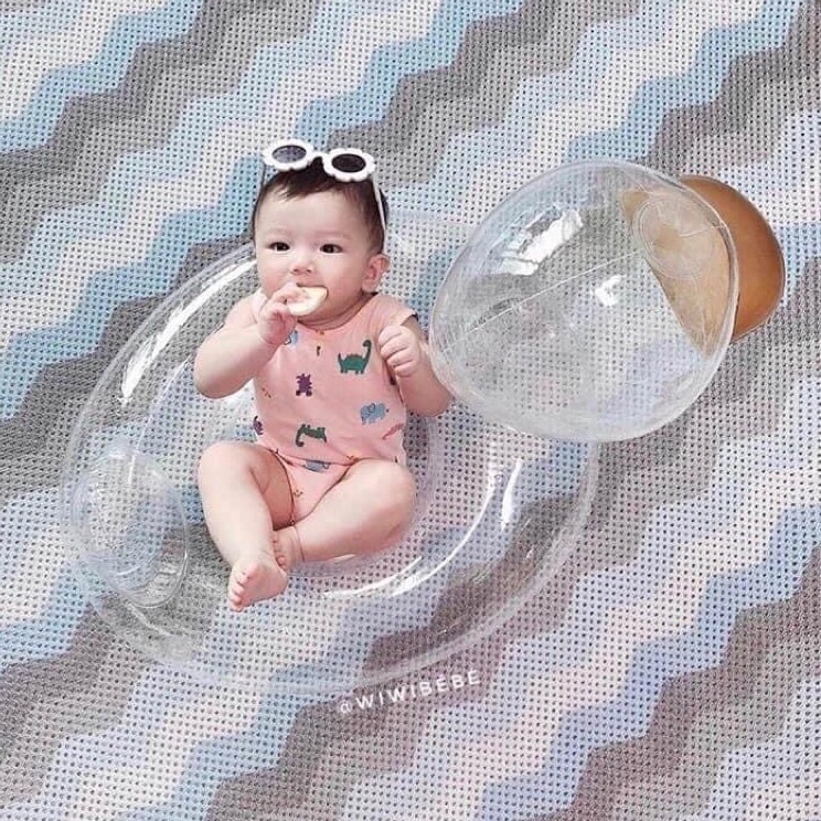 Phao Bơi Vịt Trong Suốt