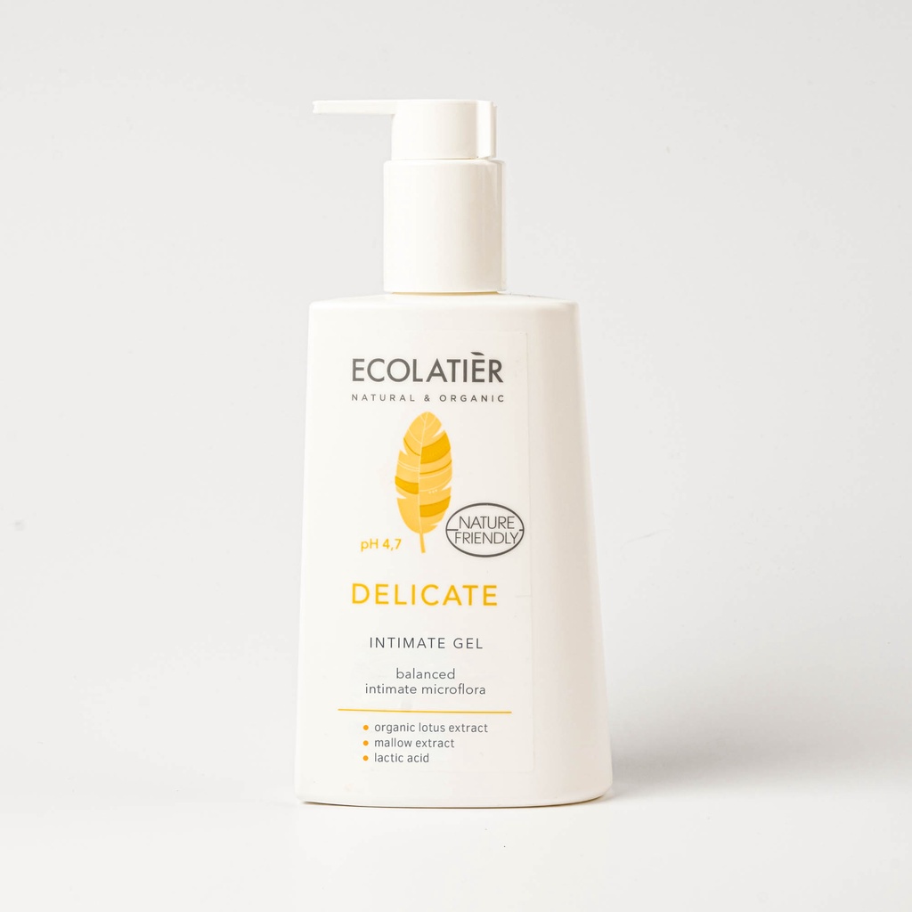 Dung dịch vệ sinh ECOLATIER Delicate dùng cho thời kỳ nhạy cảm 250ml - BioTopcare Official