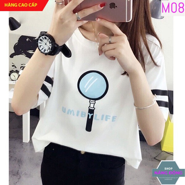 Áo Thun Nữ [CHẤT MÁT, KHÔNG XÙ] Áo phông nữ hàn quốc tay ngắn dễ thương, xinh xắn | BigBuy360 - bigbuy360.vn