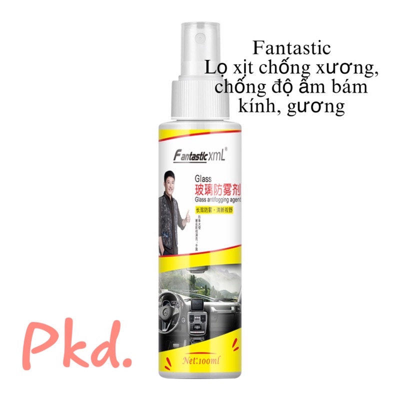 Xịt chống nước mưa, sương mù, hơi ẩm cho kính, gương ô tô