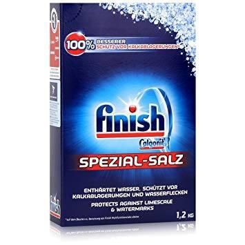 Muối Rửa Chén Bát Finish 1.2kg Muối Làm Mềm Nước Đức