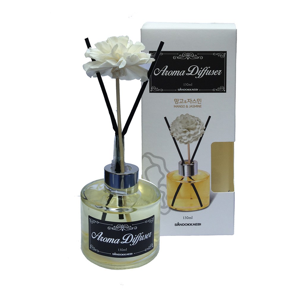 Tinh dầu thơm Aroma Diffuser Sandokkabi 130ml Hương Lavender,Jasmine,Cherry