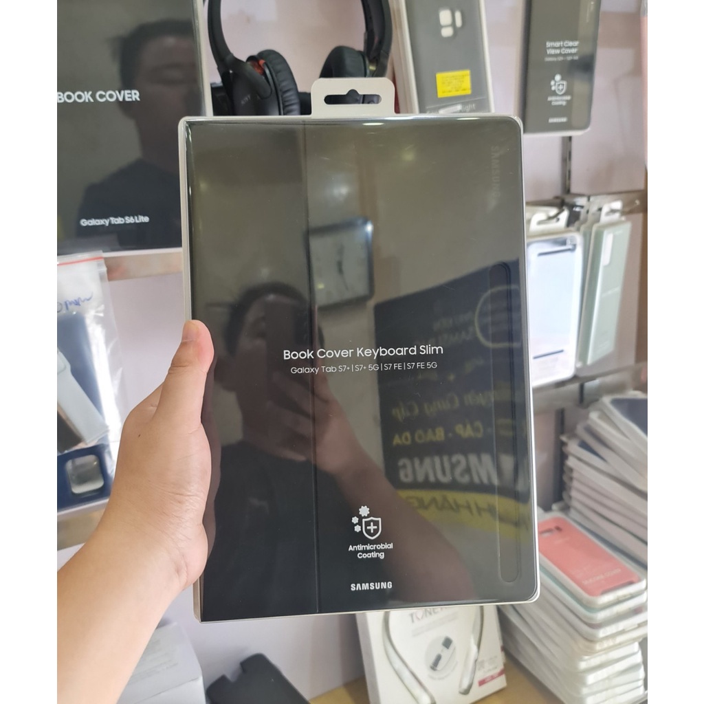 BAO DA BÀN PHÍM SAMSUNG GALAXY TAB S7 BOOK COVER KEYBOARD EF-DT870/TAB S7 PLUS/ TAB S7 FE