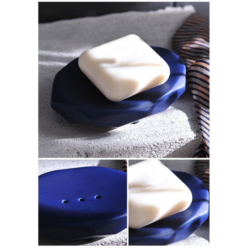 Khay Đựng Xà Phòng Bằng Gốm Nghệ Thuật Dành Cho Phòng Tắm Khách Sạn