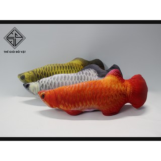 [RẺ VÔ ĐỊCH] Gối Ôm 3D Hình Cá Rồng Size 30cm, 40cm, 60cm, 80cm, 1m2, 1m5 Cực Chất !