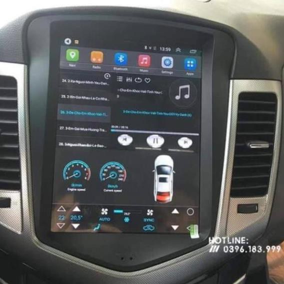 [Giảm giá]  Màn hình Tesla Android 12.4 inc cho Cruze/Lacetti 2008-2014