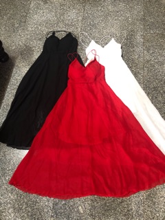 Ha- đầm maxi 2 dây Đan lưng