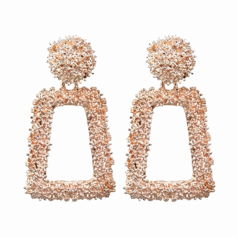 Khuyên Tai Kim Loại Thời Trang Vintage Cho Nữ