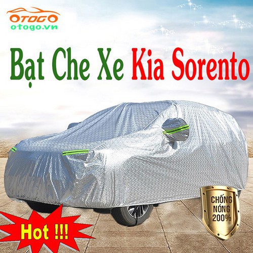 Bạt Che Phủ Xe Kia Sorento Cao Cấp (bạt 3 lớp Tráng Nhôm, chống xước)