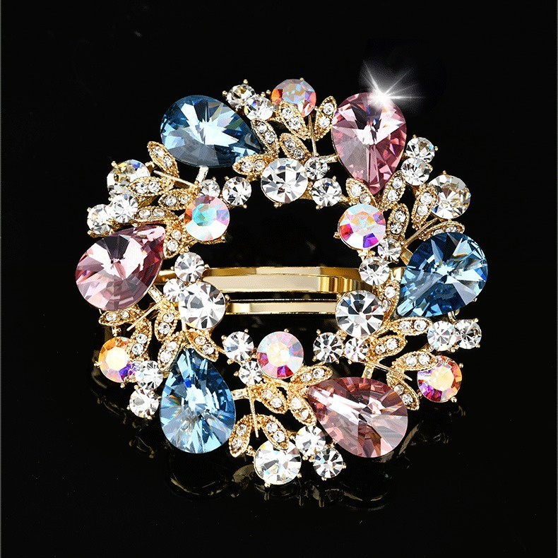 Kẹp TóC HìNh GiọT NướC ĐíNh Kim Cương Giả ThờI Trang Cho Nữ