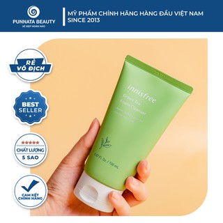 Sữa rửa mặt Innisfree Green Tea Pure Cleansing Foam trà xanh