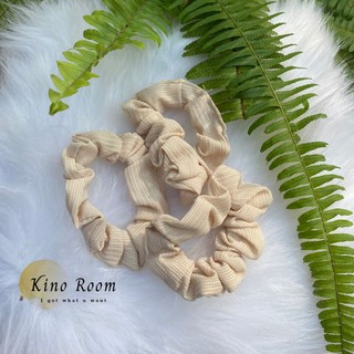 Cột Tóc, Buộc Tóc Scrunchie Vải Trơn phong cách hàn quốc - Ảnh thật