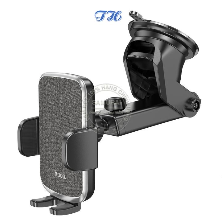 Giá đỡ điện thoại trên xe hơi nhựa pc hoco CA95 / CA76 bọc vải chính hãng