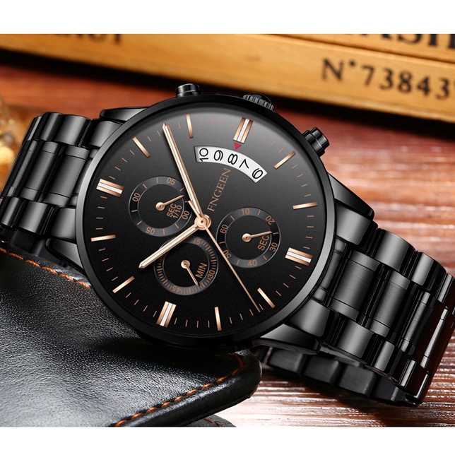 Đồng Hồ Thạch Anh FNGEEN 5055 Hợp Thời Trang Cho Nam