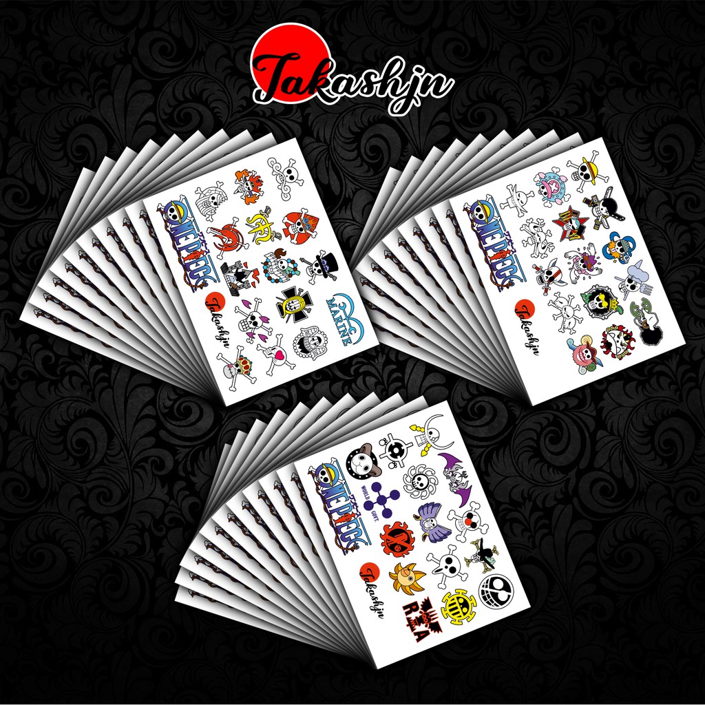 Sticker Decal trang trí dán One Piece