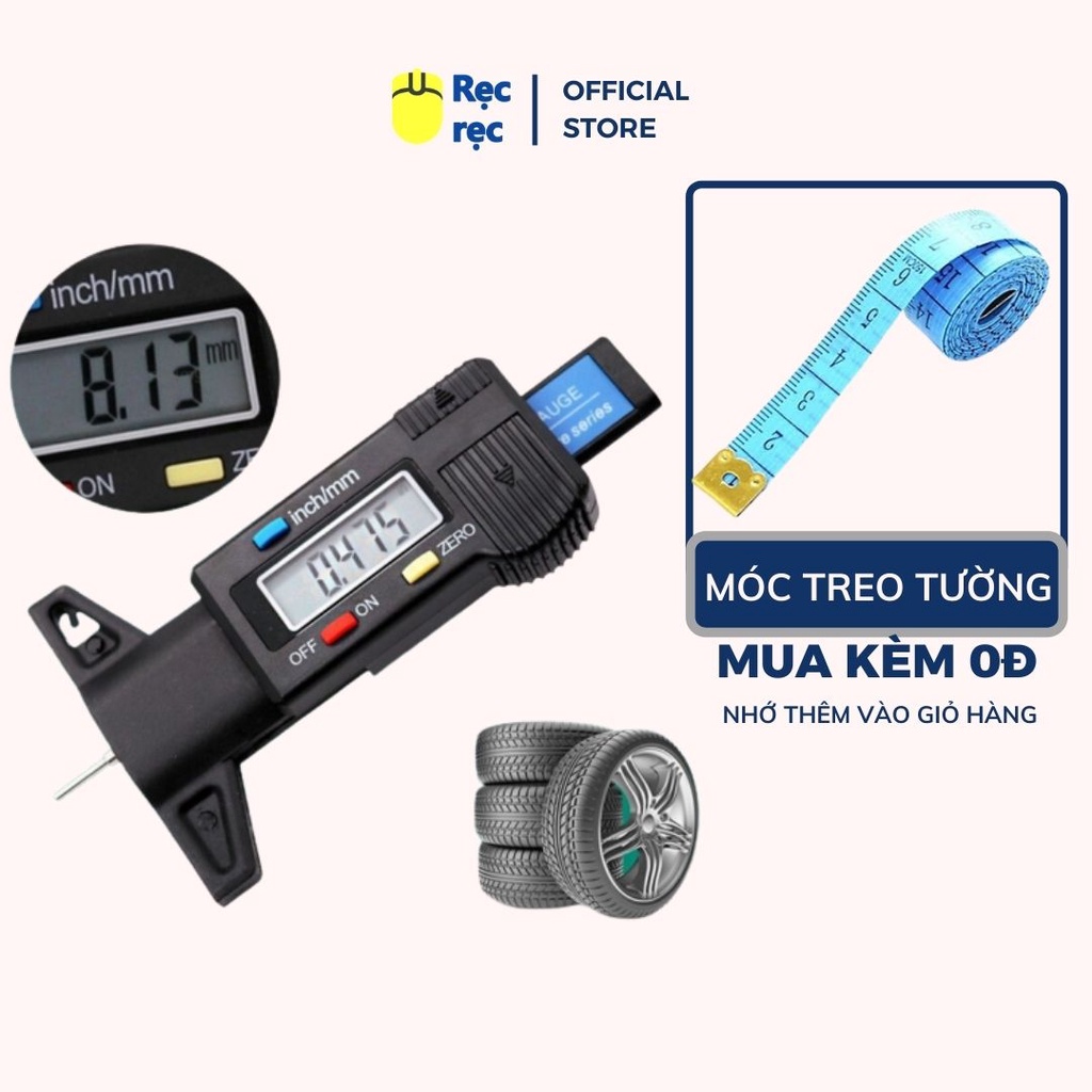 Thước đo độ sâu, độ dày lốp xe 0-25mm TD25