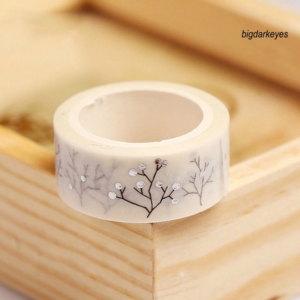 Set 2 Cuộn Băng Dính Washi Hình Cây Ước Nguyện Trang Trí DIY