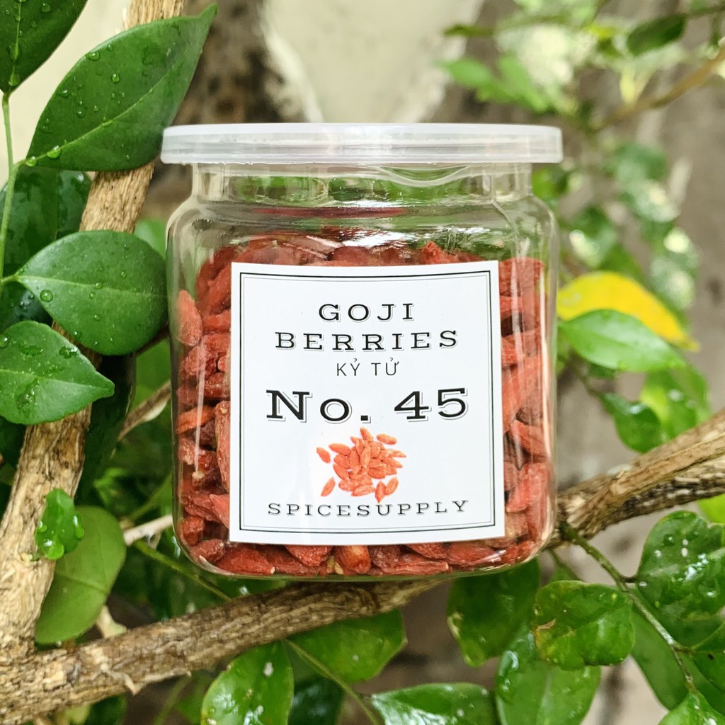 Goji Berry - Kỷ Tử đỏ SPICESUPPLY Việt Nam chua ngọt chống lão hoá Hũ 60g
