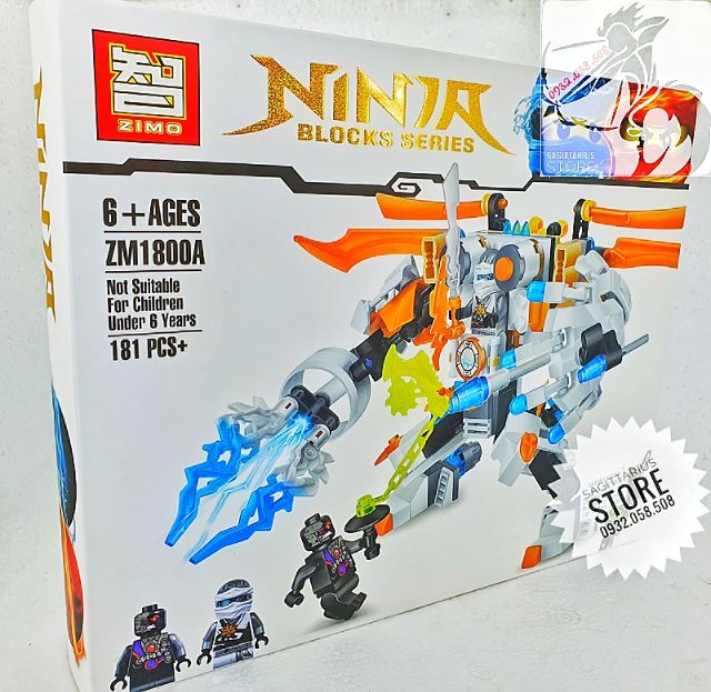 Lego Zimo Lắp Ráp Robo Ninja - ZM1800A