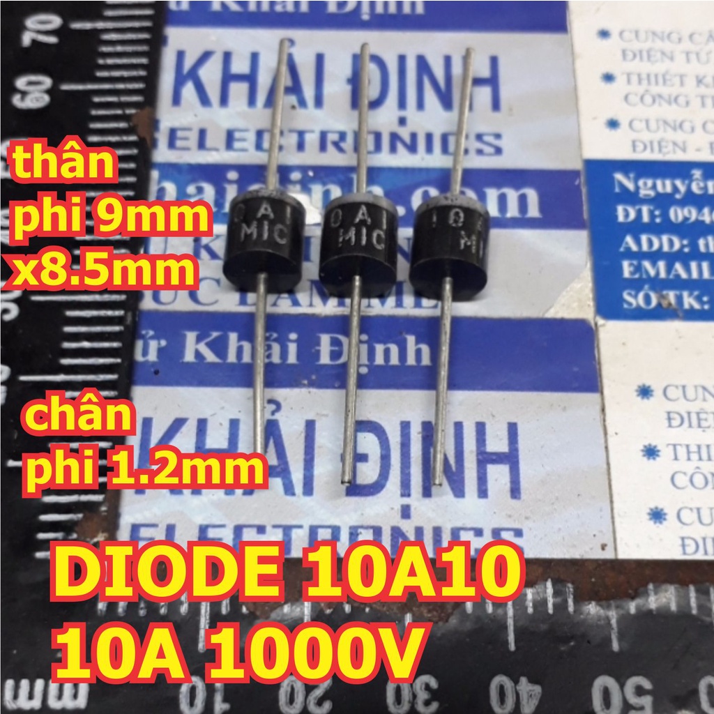 10 con DIODE chỉnh lưu 1 chiều 10A10 10A 1000V kde1473