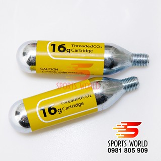 Bình co2 16g bơm xe đạp khẩn cấp -- ||| -- sports world shop
