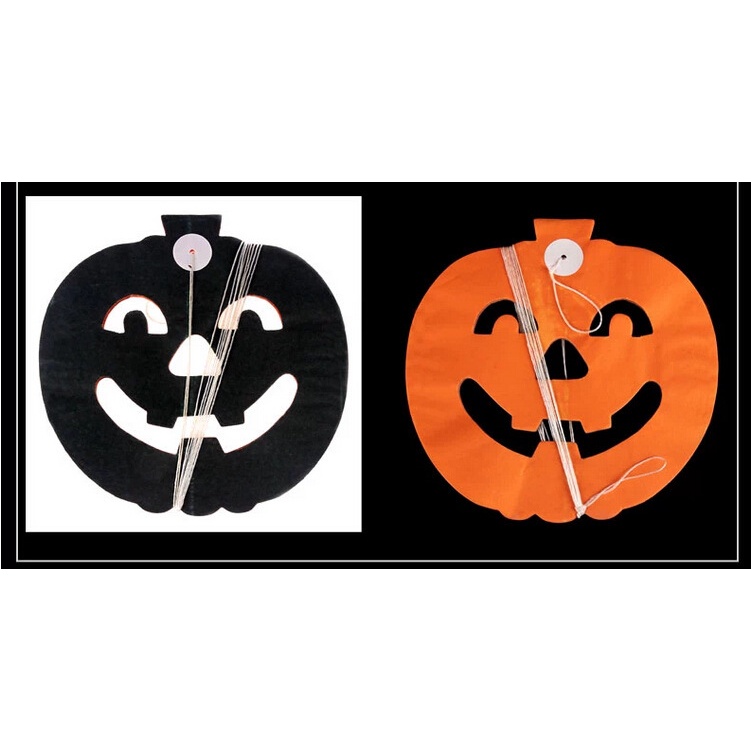 Dây Cờ Treo Trang Trí Halloween Hình Ma  Dơi  Dơi  Hoa Bằng Giấy