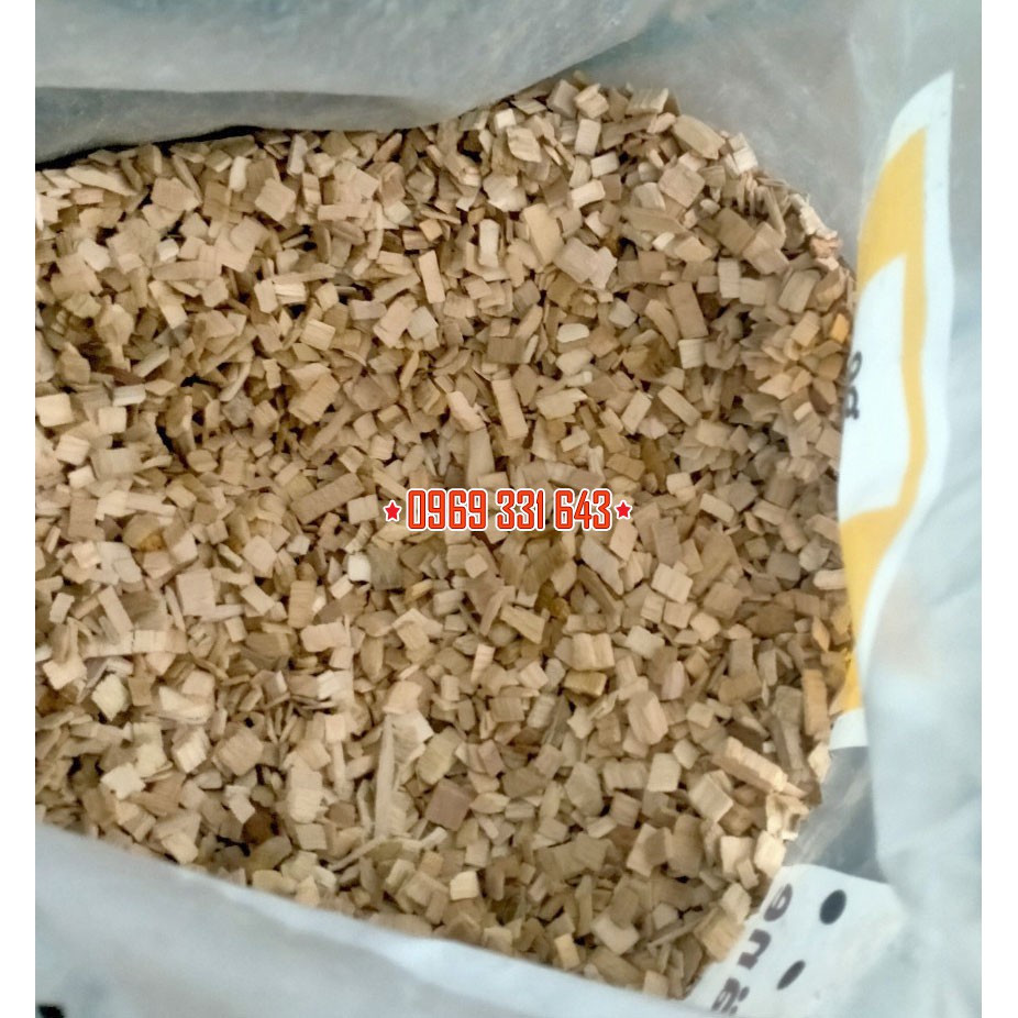 1kg Vụn gỗ sồi xông khói tự nhiên làm xúc xích, thịt hun khói - SỈ GIÁ TỐT