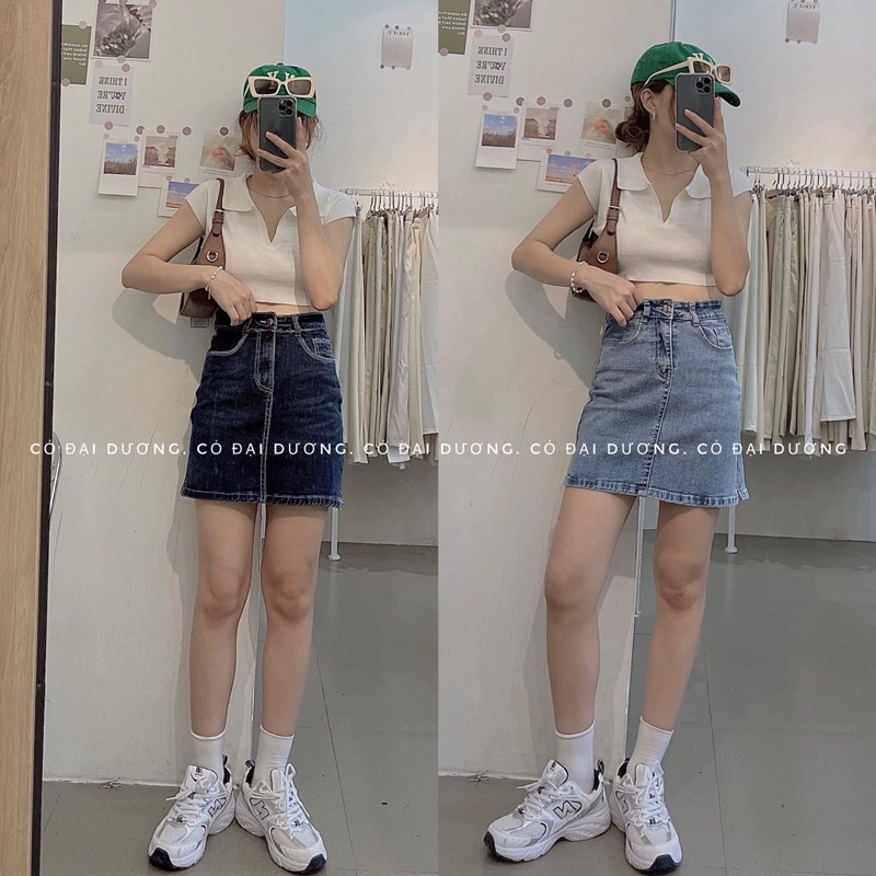 áo len polo cánh rơi 1811