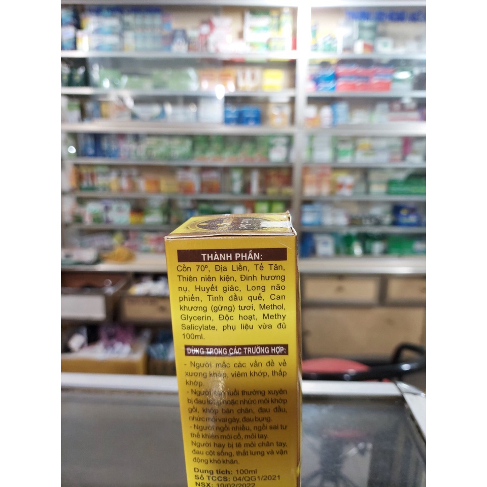 Tinh dầu xoa bóp Hoàng Kim